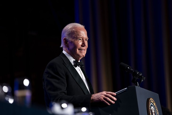 Joe Biden a sollicité le Qatar et l'Egypte pour obtenir la libération des otages du Hamas. © KEYSTONE/EPA/BONNIE CASH / POOL